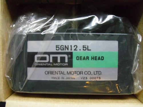 Gear Head 5GN12.5L Oriental Motor 12.5:1 5GN-12.5-L