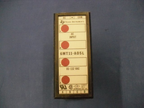 Input Module Texas Instruments 6MT11-A05L USED Unit