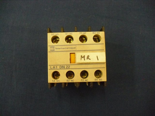 Auxilary Contact Block LA1-DN22 Telemecanique LA1DN22 USED UNIT