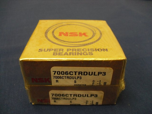 Bearing 7006CTRDULP3 NSK Matched Pair 7006CTRDULP-3