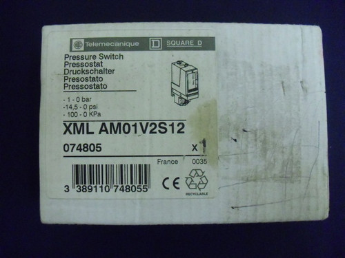 Pressure switch XMLAM01V2S12 074805 Telemecanique XML-AM01V2S12