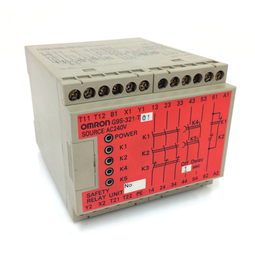 Safety Relay G9S-321-T01 Omron 240VAC G9S321T01