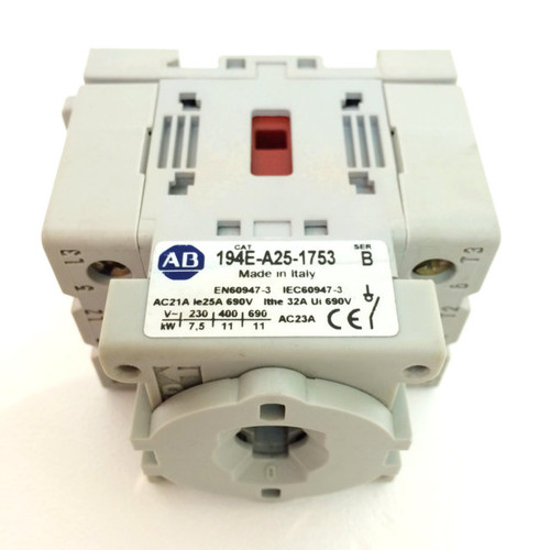 Isolator Switch 194EA251753 Allen Bradley 194E-A25-1753 USED UNIT