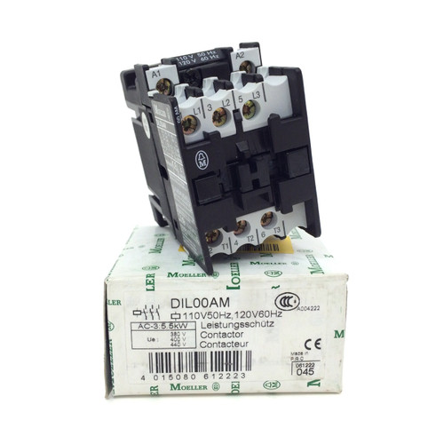 Contactor DIL00AM-110/120VAC Moeller 5.5kW 110-120VAC DIL00AM