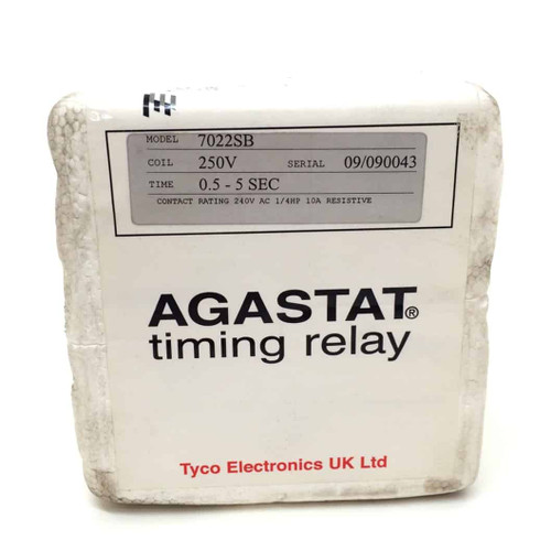 Timing Relay 7022SB TYCO AGASTAT 250V 7022-SB