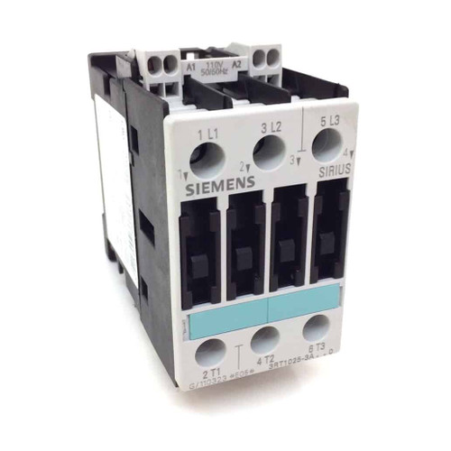 Contactor 3RT1025-3AG20 Siemens 7.5kW 110VAC 3RT10253AG20