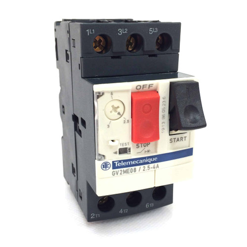 Motor circuit Breaker GV2ME08 034309 Telemecanique 2.5-4A GV2-ME08