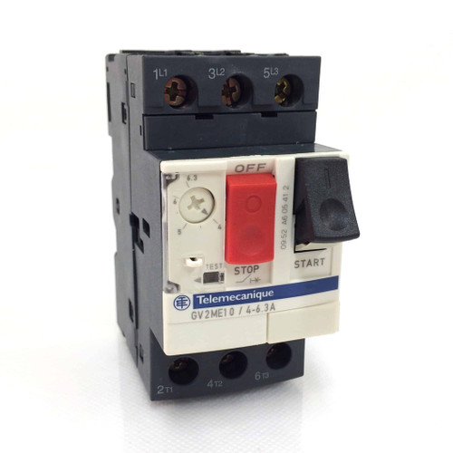 Motor circuit Breaker GV2ME10 Telemecanique 4-6.3A 034311 GV2-ME10