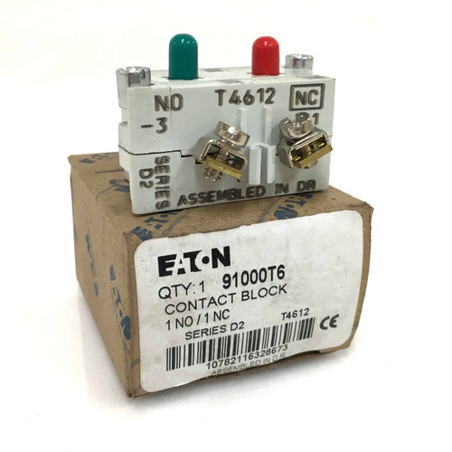 Contact block 91000T6 Eaton Cutler-Hammer NO/NC 91000-T6
