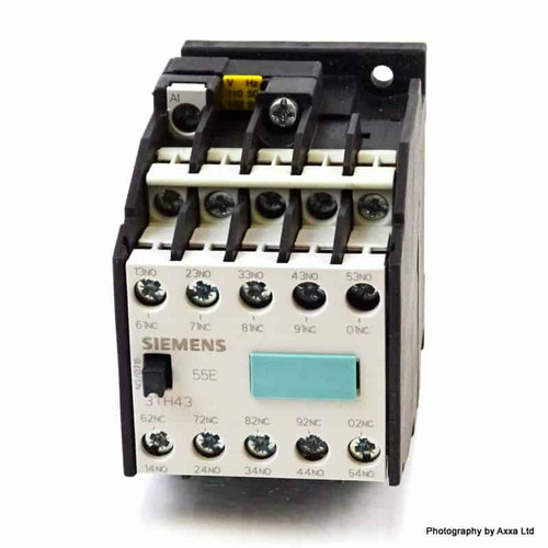 Control Relay 3TH4355-0AF0 Siemens 5NO/5NC 110VAC 4kW 3TH43550AF0