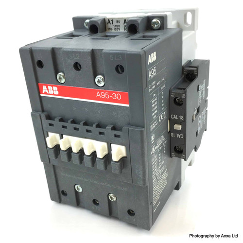 Contactor A95-30-11-84 ABB 45kW 110/120VAC 1SFL431001R8411 A95301184