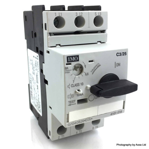 Thermal Magnetic Circuit Breaker C3/25-8 IMO 5.5-8A 104A 4101-018 4101018