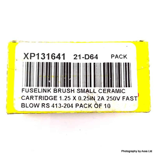 Ceramic Fuse  413-204 RS  2A 250V 413204