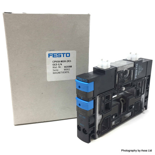 Solenoid Valve 163188 Festo CPV18-M1H-2X3-OLS-1/4