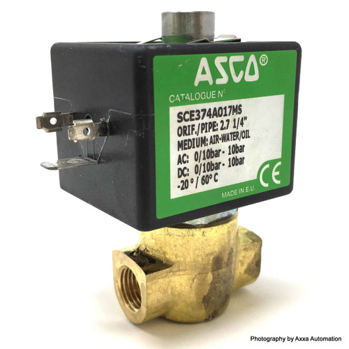 Solenoid Valve SCE374A017MS Asco 115VAC *New*