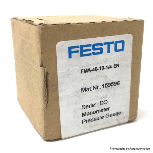 Pressure Gauge 159596 Festo FMA-40-10-1/4-EN