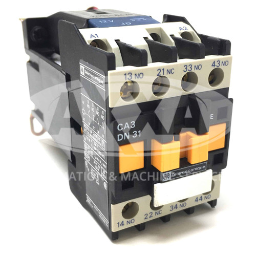 Control Relay CA3DN31JD Telemecanique 3NO/1NC 12VDC 005365 CA3-DN31-JD