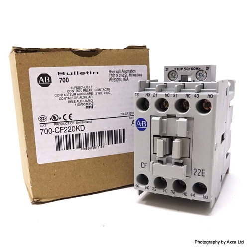 Control Relay 700-CF220KD Allen-Bradley 110VAC 2NO/2NC 700CF220KD