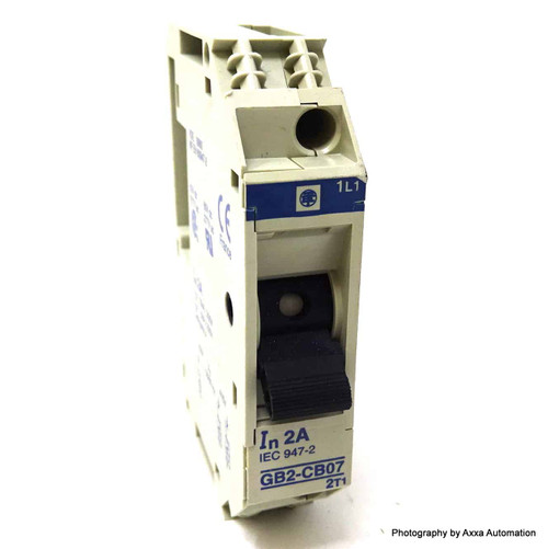 Thermal Magnetic Circuit Breaker GB2-CB07 Telemecanique 1P B-Curve 2A *New*