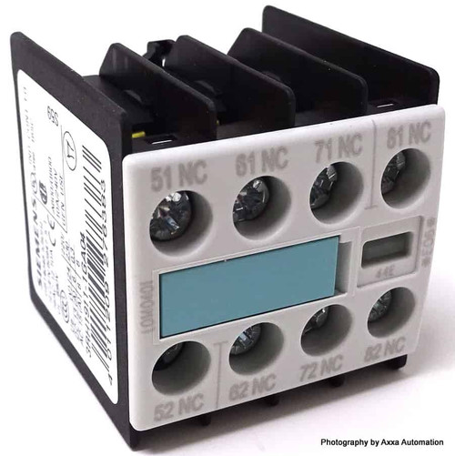 Auxiliary Switch Block 3RH1911-1GA04 Siemens 4NC 3RH19111GA04