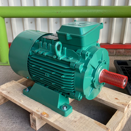 IE3 3Ph AC Motor LSES160M Leroy-Somer, 15kW, 400/690VAC, 2-Pole 2945rpm, B3 foot mount, 4910425