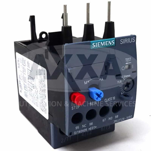 Overload Relay 3RU2126-1KB0 Siemens 9-12.5A 3RU21261KB0