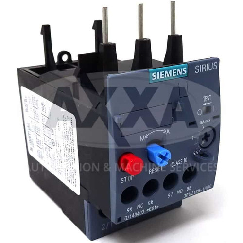 Overload Relay 3RU2126-1HB0 Siemens 5.5-8.0A 3RU21261HB0