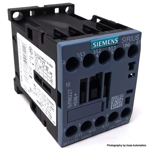Contactor 3RT2015-1AB01 Siemens 24VAC 3kW 1NO 3RT20151AB01 *New*