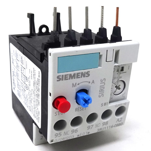 Overload Relay 3RU1116-0BB0 Siemens 0.14-0.2A