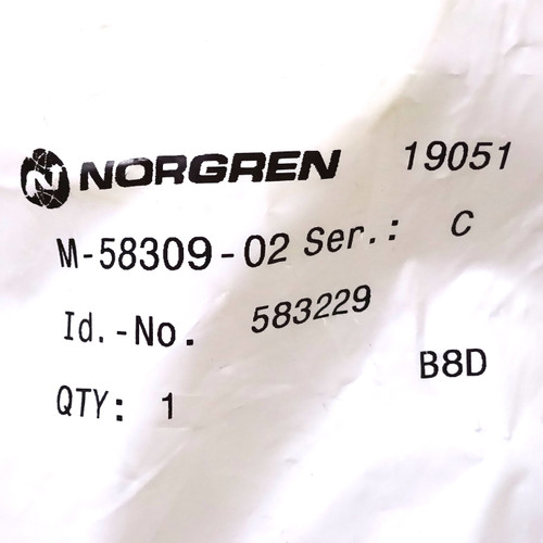 Flat Vacuum Cup M/58309/02 Norgren M-58309-02