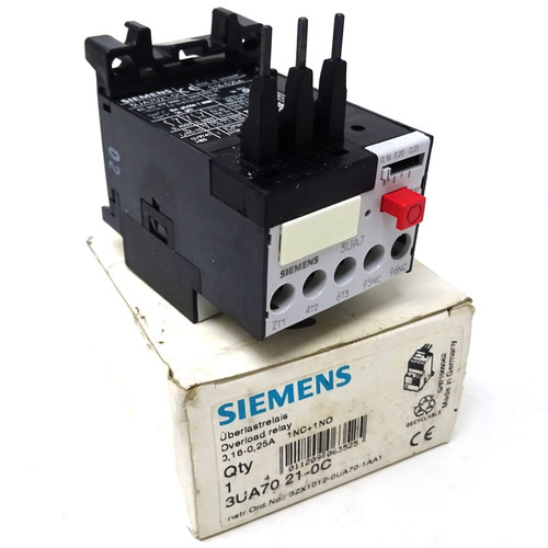 Overload Relay 3UA7021-0C Siemens 0.16-0.25A