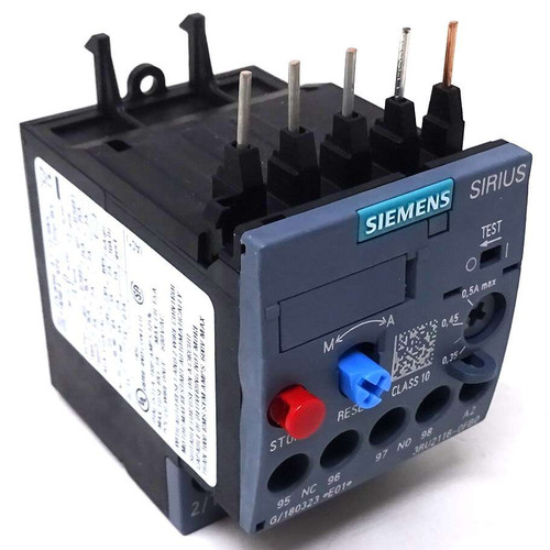 Overload Relay 3RU2116-0FB0 Siemens 0.35-0.5A NO/NC