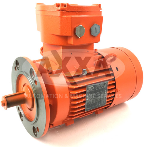 Explosion-Proof 3Ph AC Motor, Leroy-Somer, ATEX Gas Zone 1, FLSD 100LG, 2.2kW 4P B5, EX II2G Ex db IIB T4 Gb, IE3