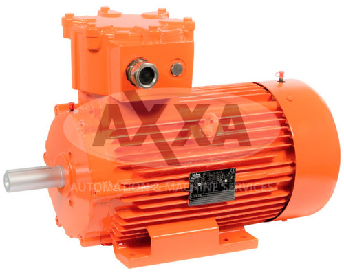 Explosion-Proof 3Ph AC Motor, Leroy-Somer, ATEX Gas Zone 1, FLSD 280M, 90kW 4P B3, EX II2G Ex db IIB T4 Gb, IE3