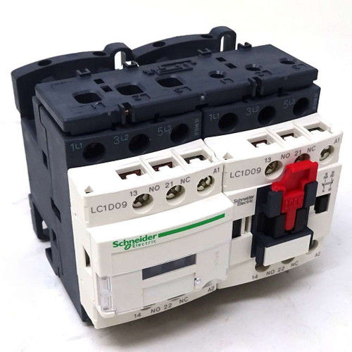 3P Reversing Contactor LC2D09F7 Schneider 110VAC 4kW 1NO 1NC 038338 3P Reversing Contactor LC2D09F7 Schneider 110VAC 4kW 1NO 1NC 038338