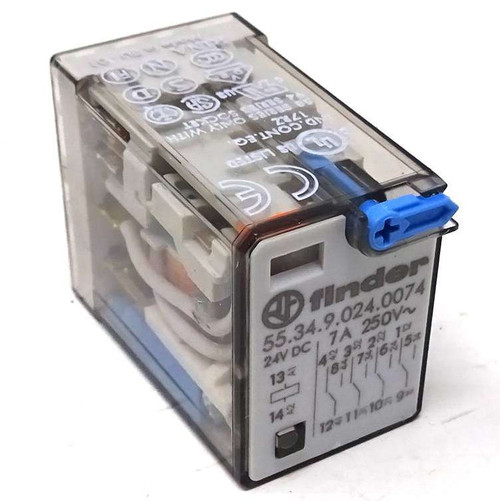 Rel&egrave; 24VDC 7A 14 Pin &ndash; 1PZ 55.34.9.024.0074 &ndash; Nuovo Componente Elettronico