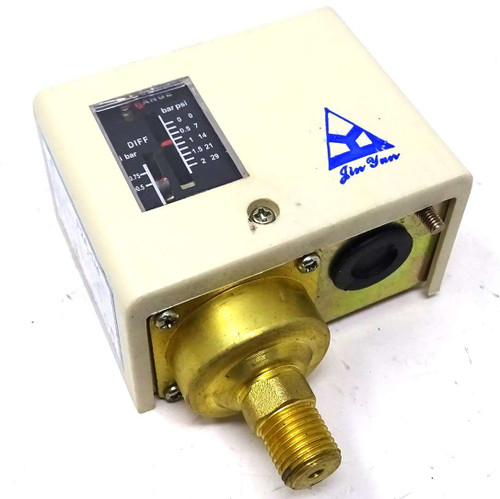 Pressure Switch P2A-1/4 Shjinyun G1/4 -0.7-2bar Diff: 0.5-0.75bar