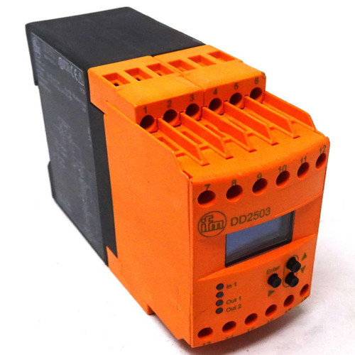 Evaluation Unit for Speed Monitoring DD2503 IFM MONITOR/FR-1 /110-240VAC/DC *New*