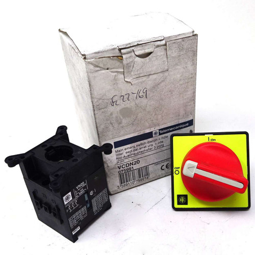 Main Emergency Switch Disconnector VCDN20 Telemecanique + Handle 075991