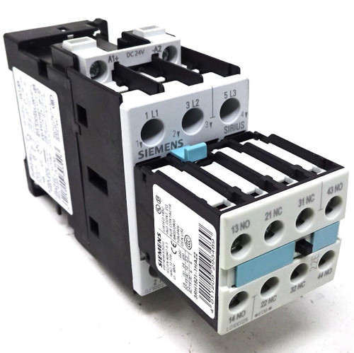Contactor 3RT1026-1BB44 Siemens 24VDC 11kW 2NO 2NC Contactor 3RT1026-1BB44 Siemens 24VDC 11kW 2NO 2NC