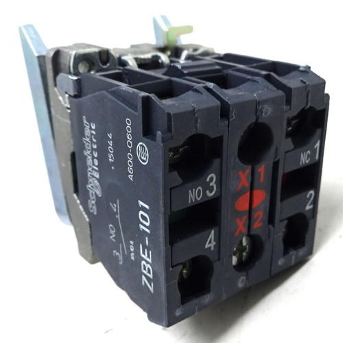 Contact & Light Block ZB4-BW0G45 Schneider Red 089339