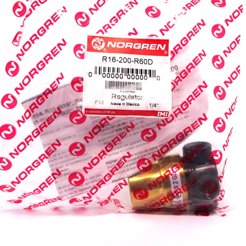 Minature Regulator R16-200-R60D Norgren G1/4 400psig R16200R60D