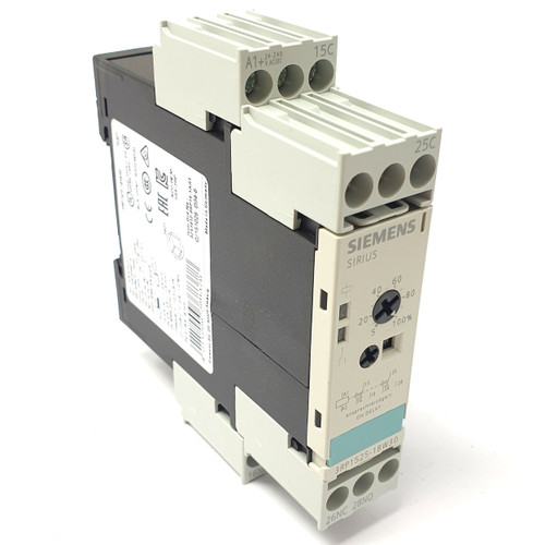 Time Relay 3RP1525-1BW30 Siemens 24-240VAC/DC 1NO 1NC 0.05s-100h