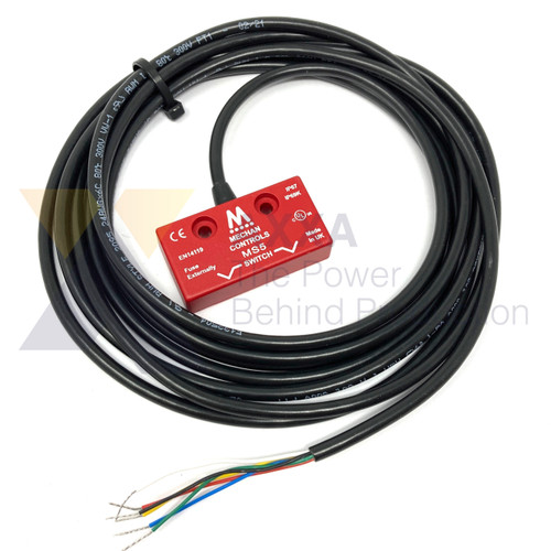 Mechan Controls - MS5-21-DC-03M(SO), Magnetic Safety Switch Only, 2NO/1NC, DC, Plastic, 3m pre-wired Cable