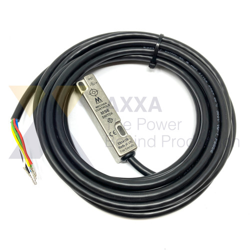 Mechan Controls - MS6-SS-10-DC-03MSO, Magnetic Safety Switch Only, 1NO, DC, Stainless Steel 316, 3m pre-wired Cable