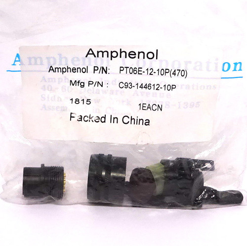 Plug PT06E-12-10P(470) Amphenol