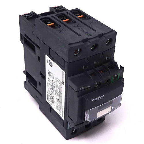 Contactor LC1D40ABNE Schneider 230VAC 11kW 60A 24-60VAC
