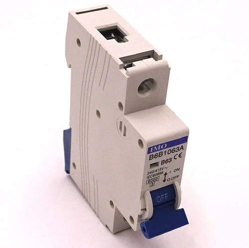 MCB B6B1063A IMO 6kA B Curve 1P 63A