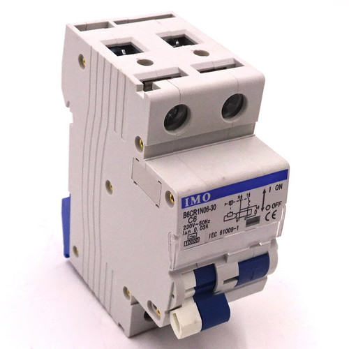 RCBO B6CR1N06-30 IMO 2Pole 6A C Curve
