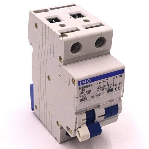 RCBO B6BR1N06-30 IMO 2Pole 6A B Curve